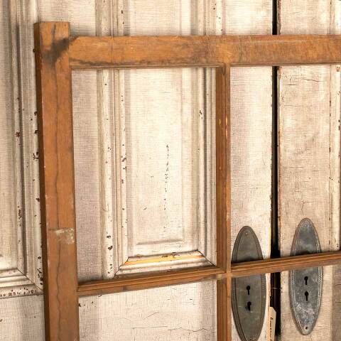 #46316 Antique Divided 9 Lite Wood Window Sash image 6