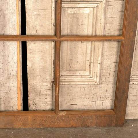 #46316 Antique Divided 9 Lite Wood Window Sash image 8