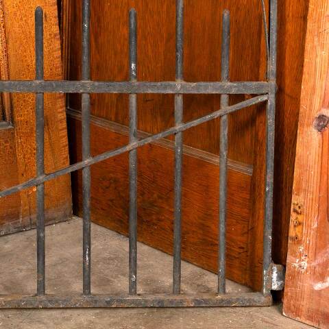 #46359 Salvaged Antique Wrought Iron Garden Gate image 3