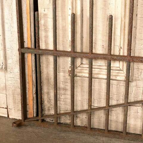 #46362 Salvaged Antique Wrought Iron Garden Gate image 3