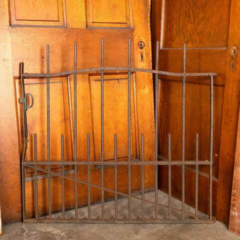 #46362 Salvaged Antique Wrought Iron Garden Gate image 5