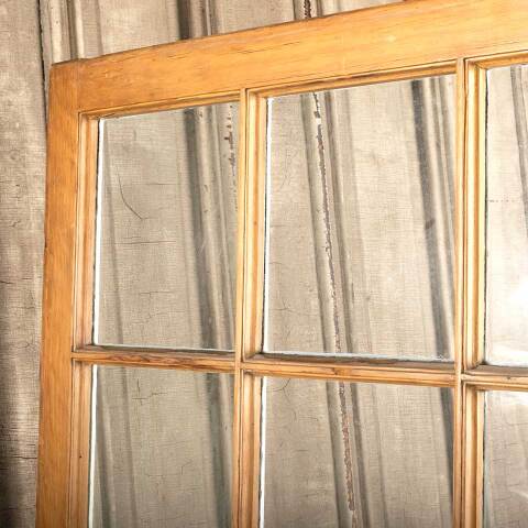 #46386 Antique Divided 9 Lite Wood Window Sash image 3