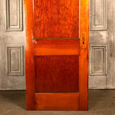 #46415 30x79 Antique 2 Panel Wood Interior Door image 3