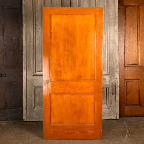 #46418 36x80 Salvaged 2 Panel Wood Interior Door image 4