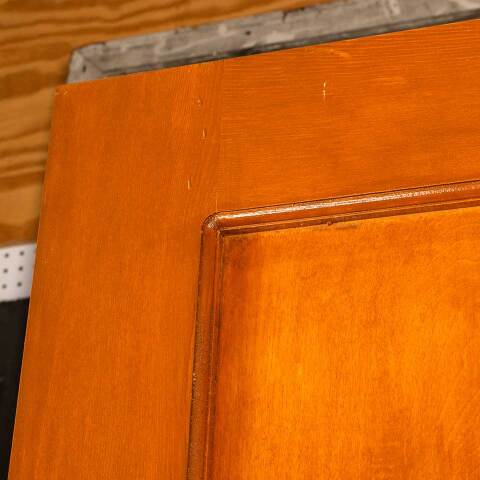 #46418 36x80 Salvaged 2 Panel Wood Interior Door image 7