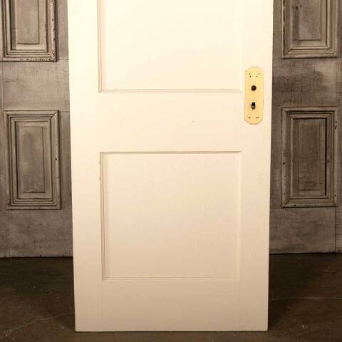 #46421 28x78 Antique 2 Panel Wood Interior Door image 3