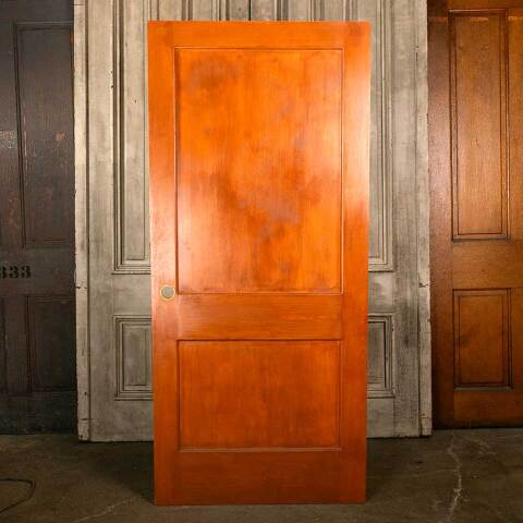 #46423 36x80 Salvaged 2 Panel Wood Interior Door image 4