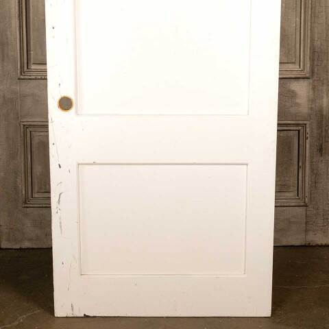 #46426 36x77 Salvaged 2 Panel Wood Interior Door image 7