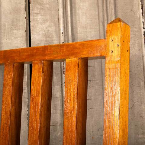#46432 Salvaged Oak Interior Gate Railing image 7