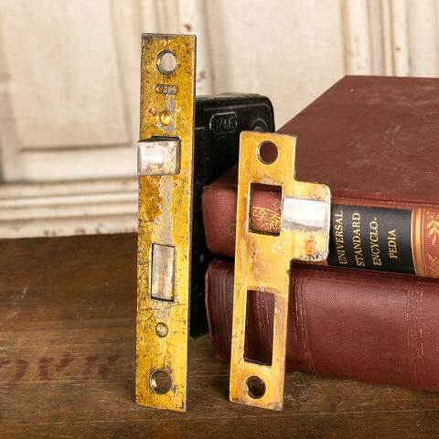 #46495 Antique Yale Door Mortise Lock Set & Strike image 6