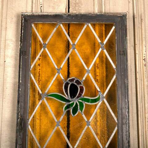 #46499 Leaded Stained Glass Metal Casement Window image 7