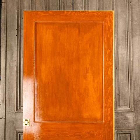 #46522 36x80 Salvaged 2 Panel Pine Pocket Door image 7
