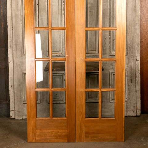 #46524 44x96 Salvaged 6 Lite Interior French Doors image 3
