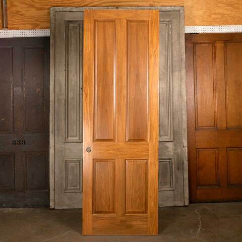 #46527 32x96 Salvaged Interior 4 Panel Wood Door image 5