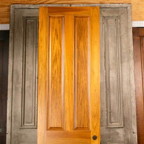 #46529 28x96 Salvaged Interior 4 Panel Wood Door image 2
