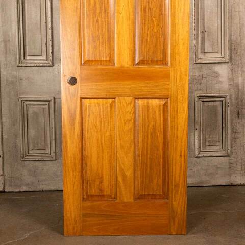 #46529 28x96 Salvaged Interior 4 Panel Wood Door image 6
