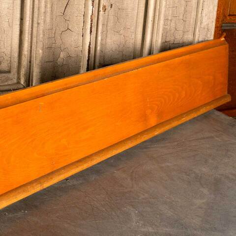 #46535 Salvaged Unpainted Pine Baseboard Trim image 4