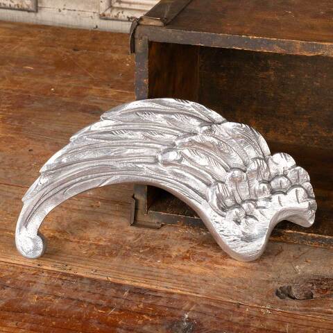 #46641 Antique Cast Aluminum Wing Ornament image 2