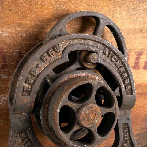 #46647 Antique Pocket Door Roller Hanger Hardware image 6