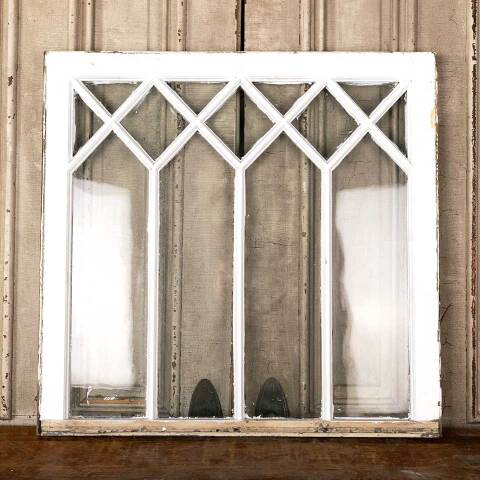 #46663 32x31 Antique Divided Lite Wood Window image 2