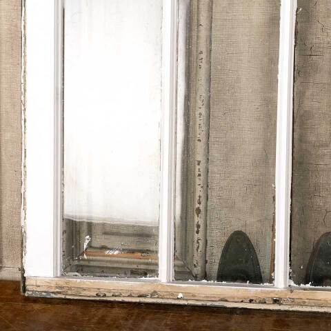 #46663 32x31 Antique Divided Lite Wood Window image 4