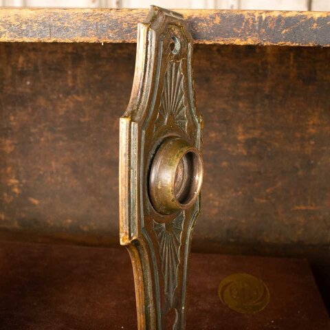 #46797 Antique Russell & Erwin Glass Doorknob Set image 8