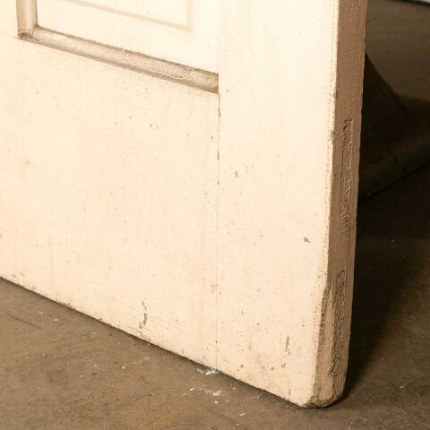 #46834 32x80 Salvaged Antique 4 Panel Interior Door image 4