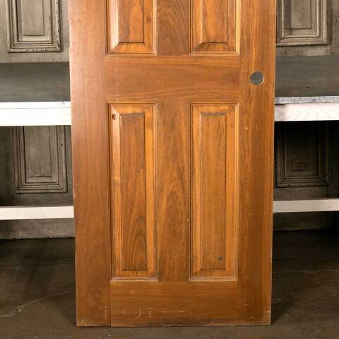 #46835 28x80 Salvaged 4 Panel Wood Interior Door image 3