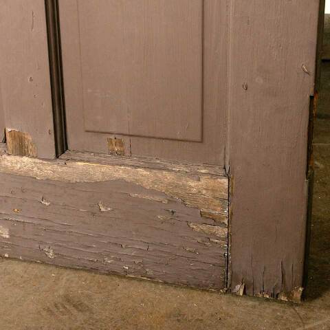 #46845 32x79 Salvaged Antique 8 Panel Interior Door image 8