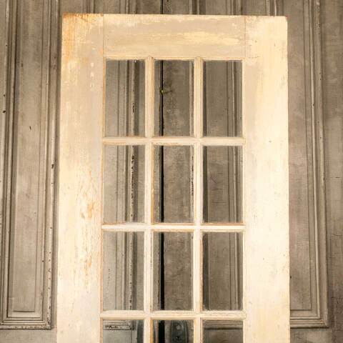 #46851 32x84 Salvaged Antique 15 Lite French Door image 5