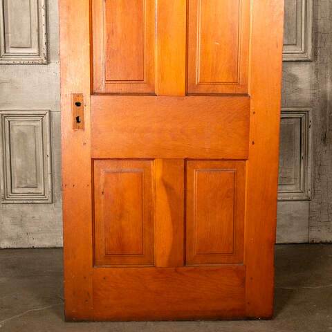 #46855 32x80 Antique Pine 4 Panel Interior Door image 7