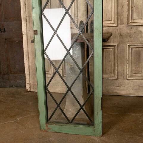 #46916 23x84 Antique Leaded Glass Window image 3