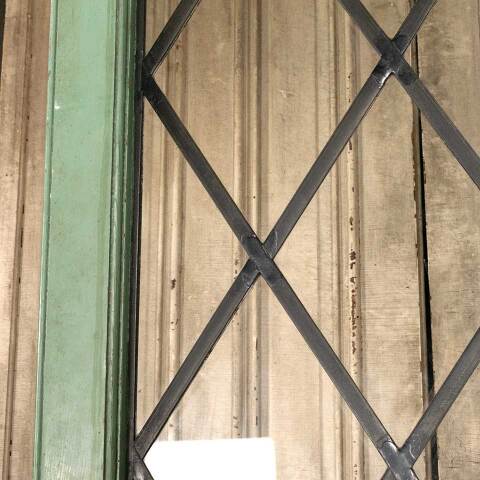 #46916 23x84 Antique Leaded Glass Window image 4