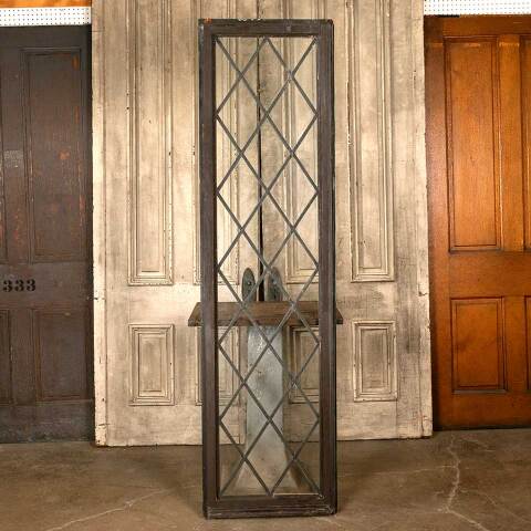 #46916 23x84 Antique Leaded Glass Window image 5