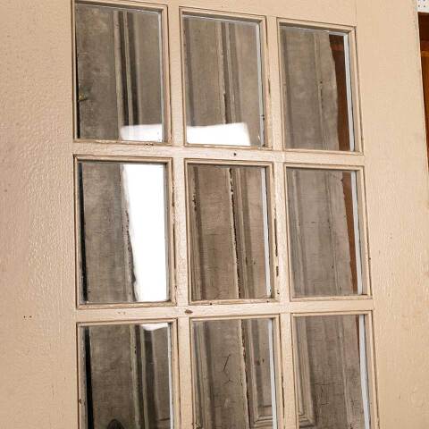 #47057 34x81 Antique 12 Lite Wood Entry Door image 5