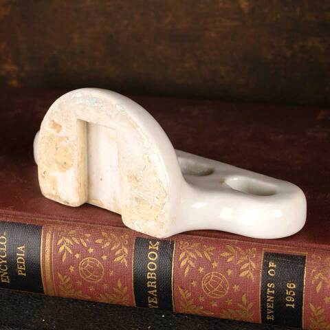 #47070 Antique Porcelain Toothbrush Holder image 7