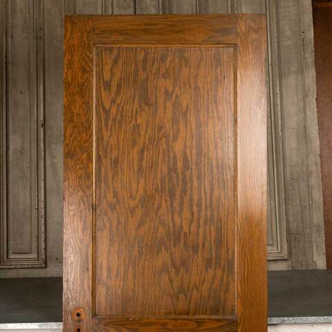 #47083 30x78 Antique 2 Panel Oak Interior Door image 5