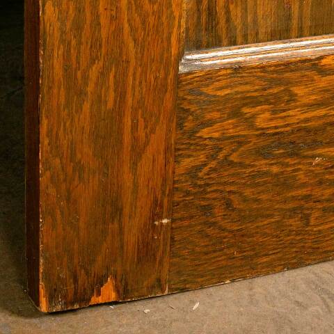 #47083 30x78 Antique 2 Panel Oak Interior Door image 7