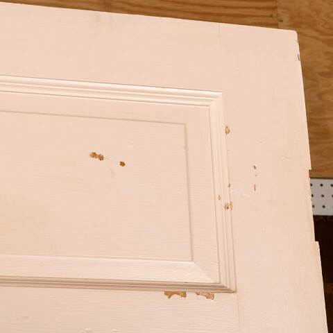 #47085 32x89 Antique 6 Panel Wood Interior Door image 7