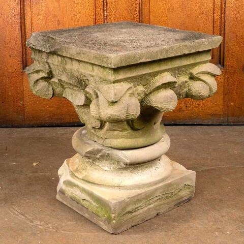 #47138 Antique Carved Stone Architectural Ornament image 5