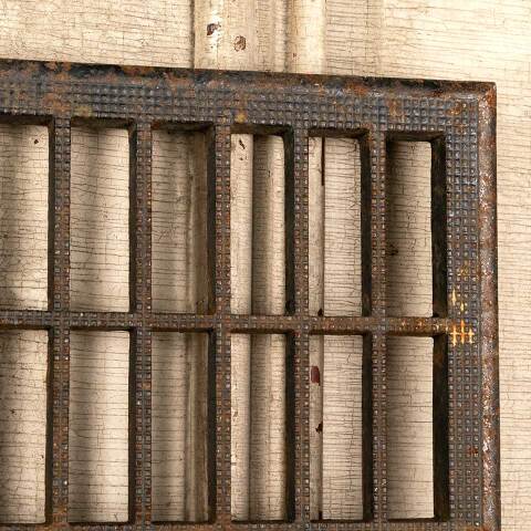 #47301 12x24 Antique Metal Cold Air Return Grate image 2