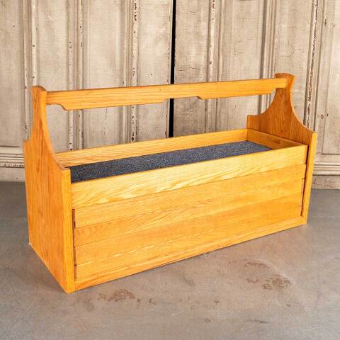 #47483 Large Oak Caddy Tote with Display Drawers image 3