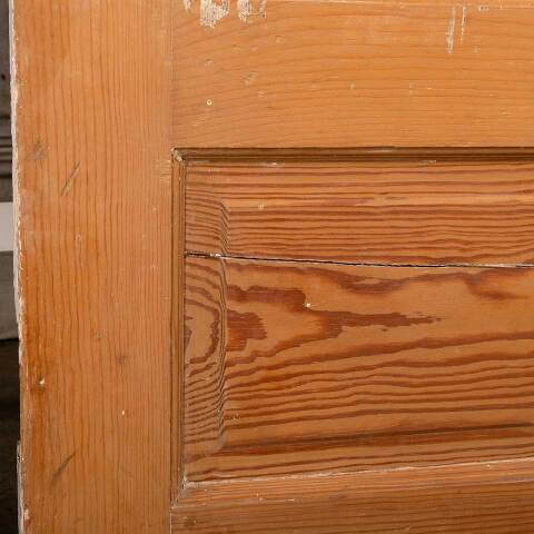 #47520 30x76 Antique 5 Panel Pine Interior Door image 4