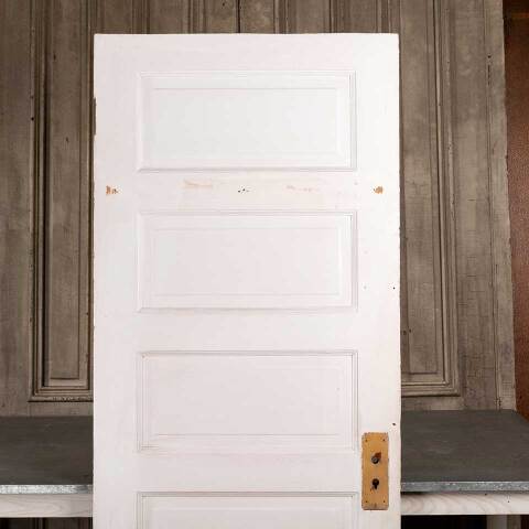 #47523 30x77 Antique 5 Panel Pine Interior Door image 5