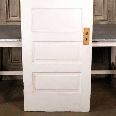 #47523 30x77 Antique 5 Panel Pine Interior Door image 6