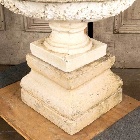 #47551 Concrete Garden Planter Urn & Pedestal Base image 5