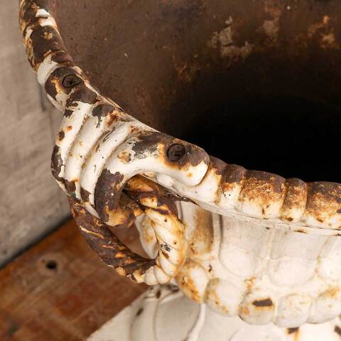 #47555 Cast Iron Garden Planter Urn on Pedestal image 8