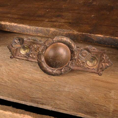 #47591 Antique Brass Furniture Drawer Bail Pulls image 7