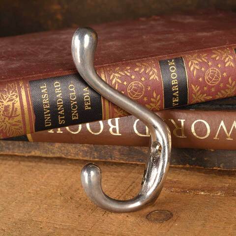 #47630 Salvaged Chrome Wall Mount Hat/Coat Hook image 2