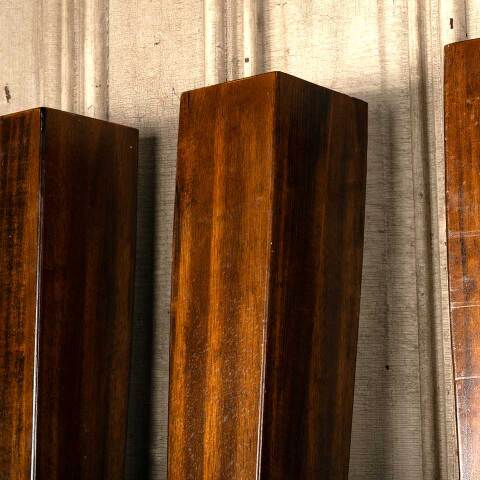 #47950 Set of 4 Salvaged Tapered Wood Table Legs image 3